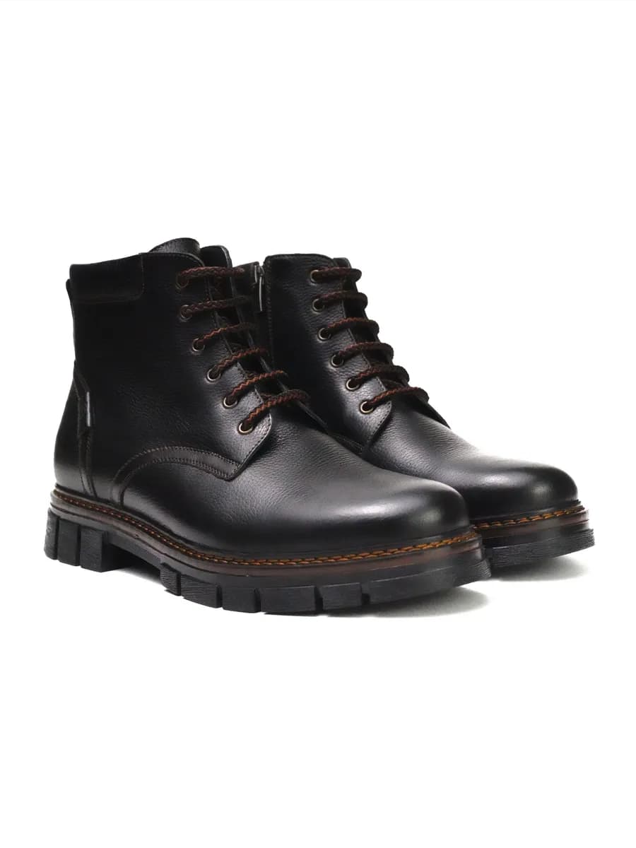 Ботинки зимние кожаные с мехом