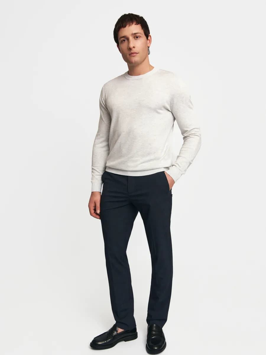 Мужские брюки в клетку со стрелками
