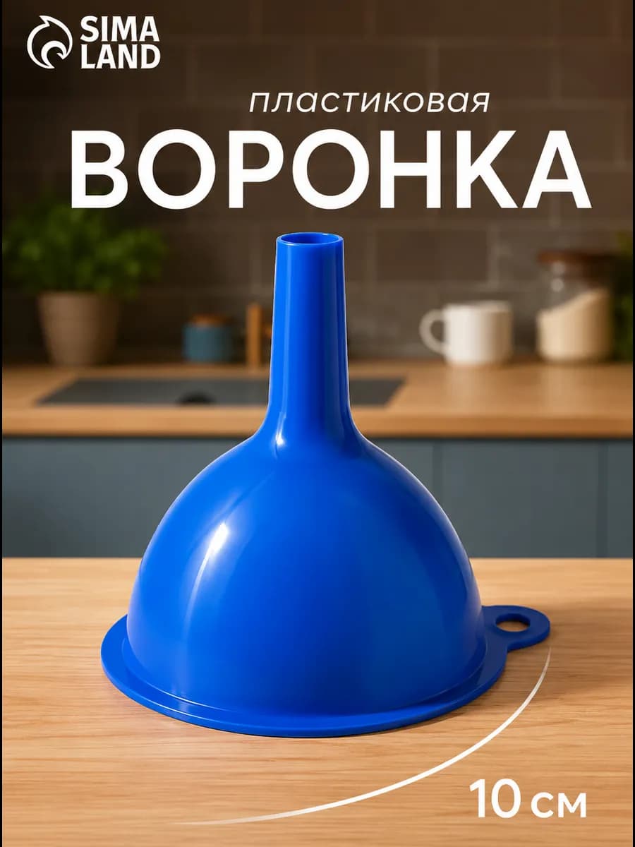 Воронка для банок и бутылок «Instar» d=10 см, пластиковая