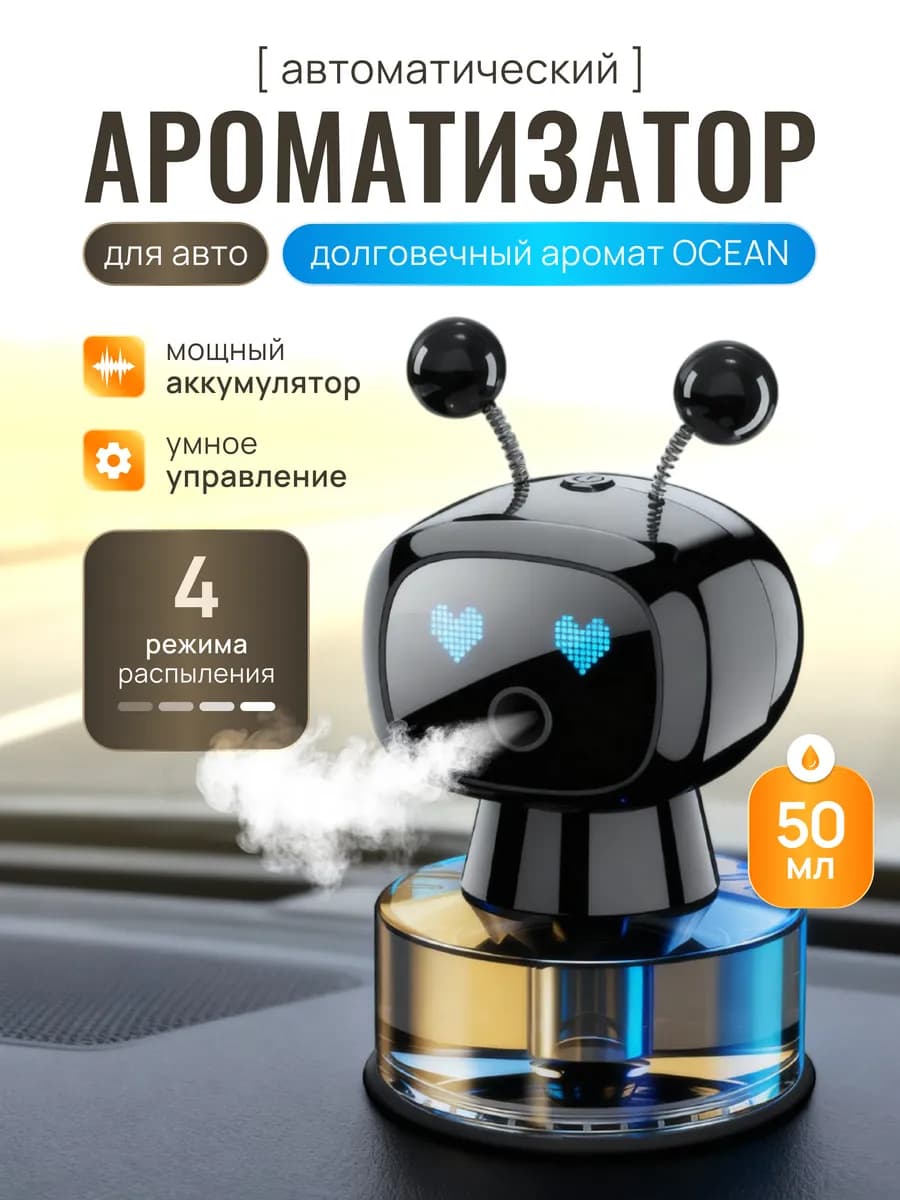 Ароматизатор автоматический в машину умный