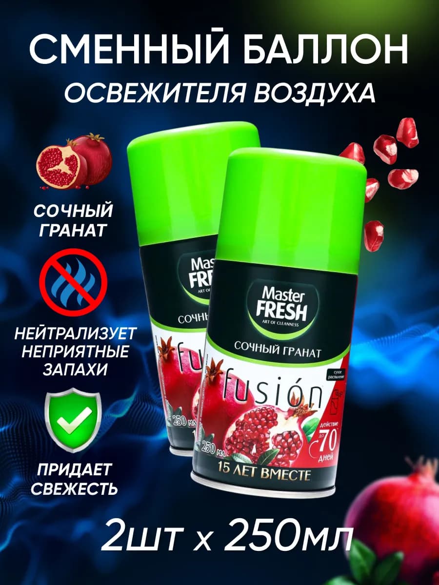 Сменный баллон к AirWick Сочный гранат 250 мл 2 шт