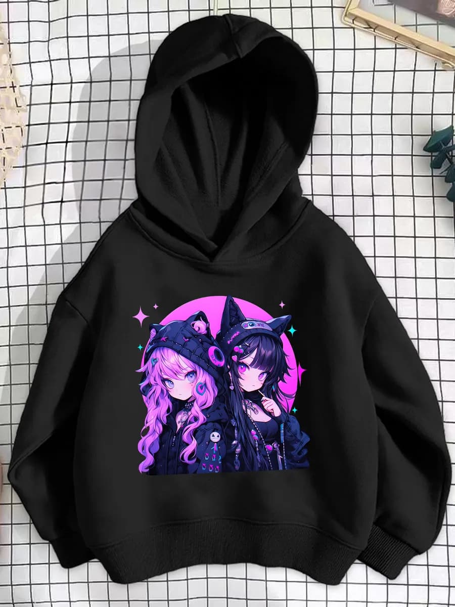 Толстовка для девочки Куроми с капюшоном