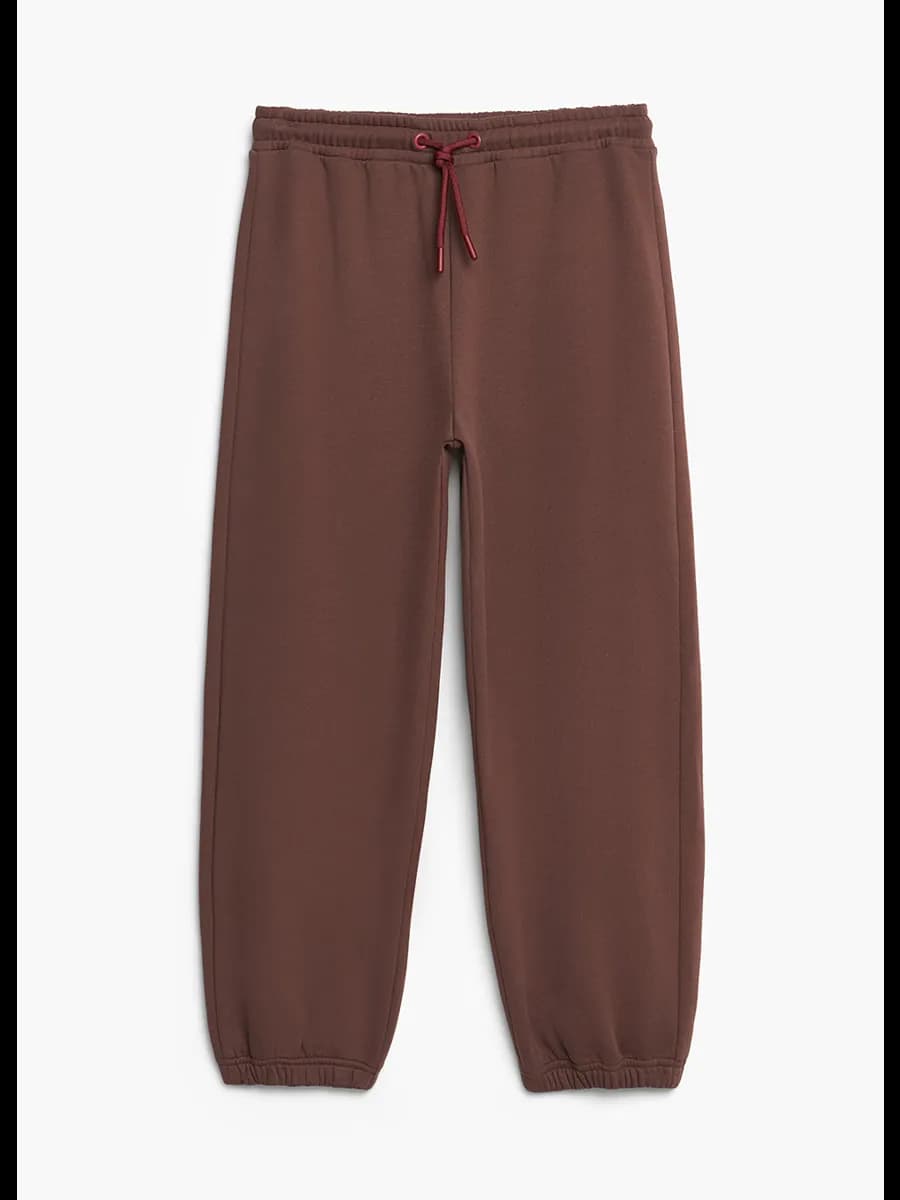 Брюки трикотажные детские коричневые