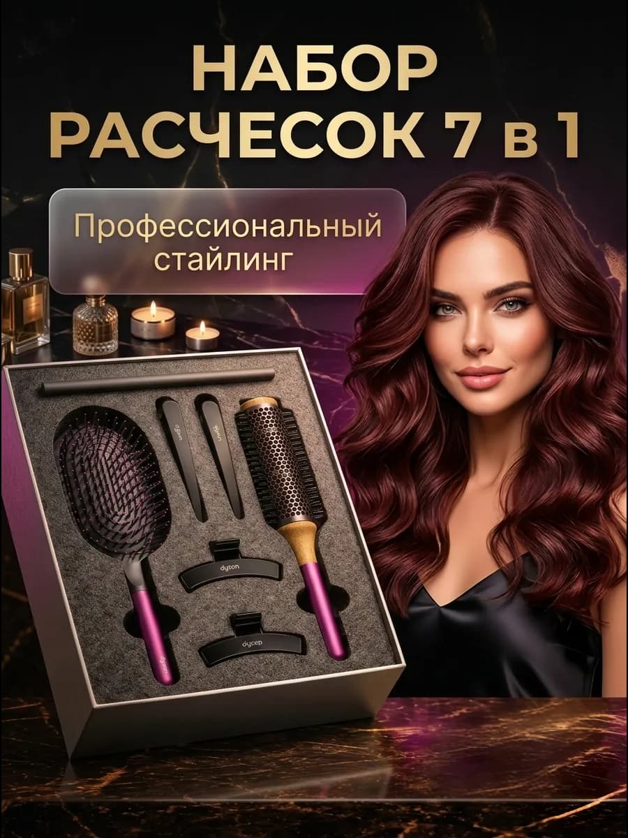 Dyson Набор расчесок подарочный профессиональный 7 предметов