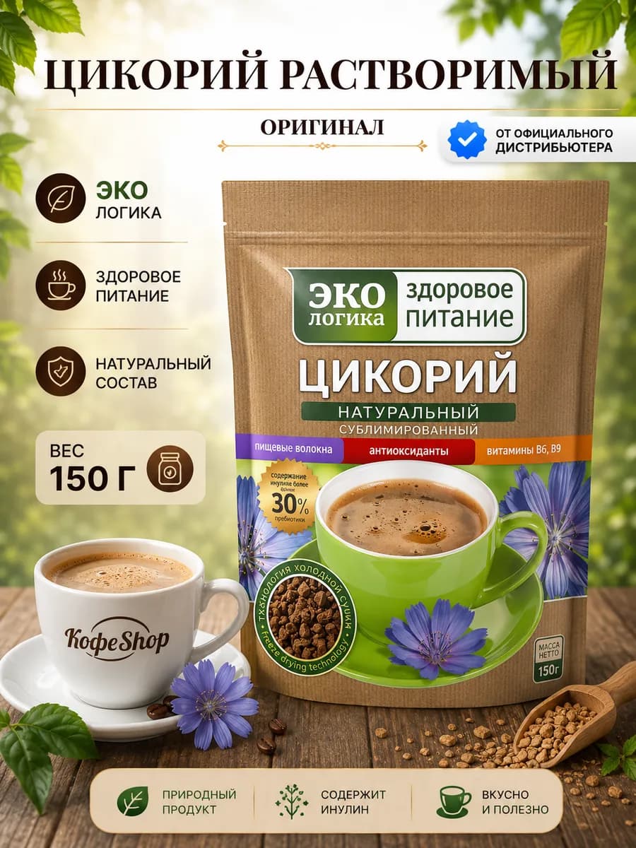 Экологика цикорий сублимированный 150г