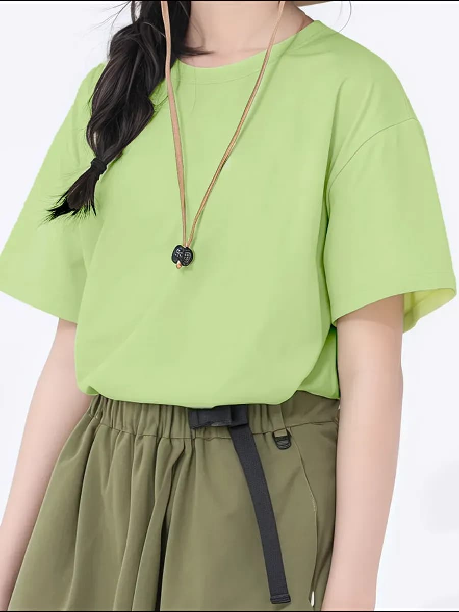 Футболка детская однотонная