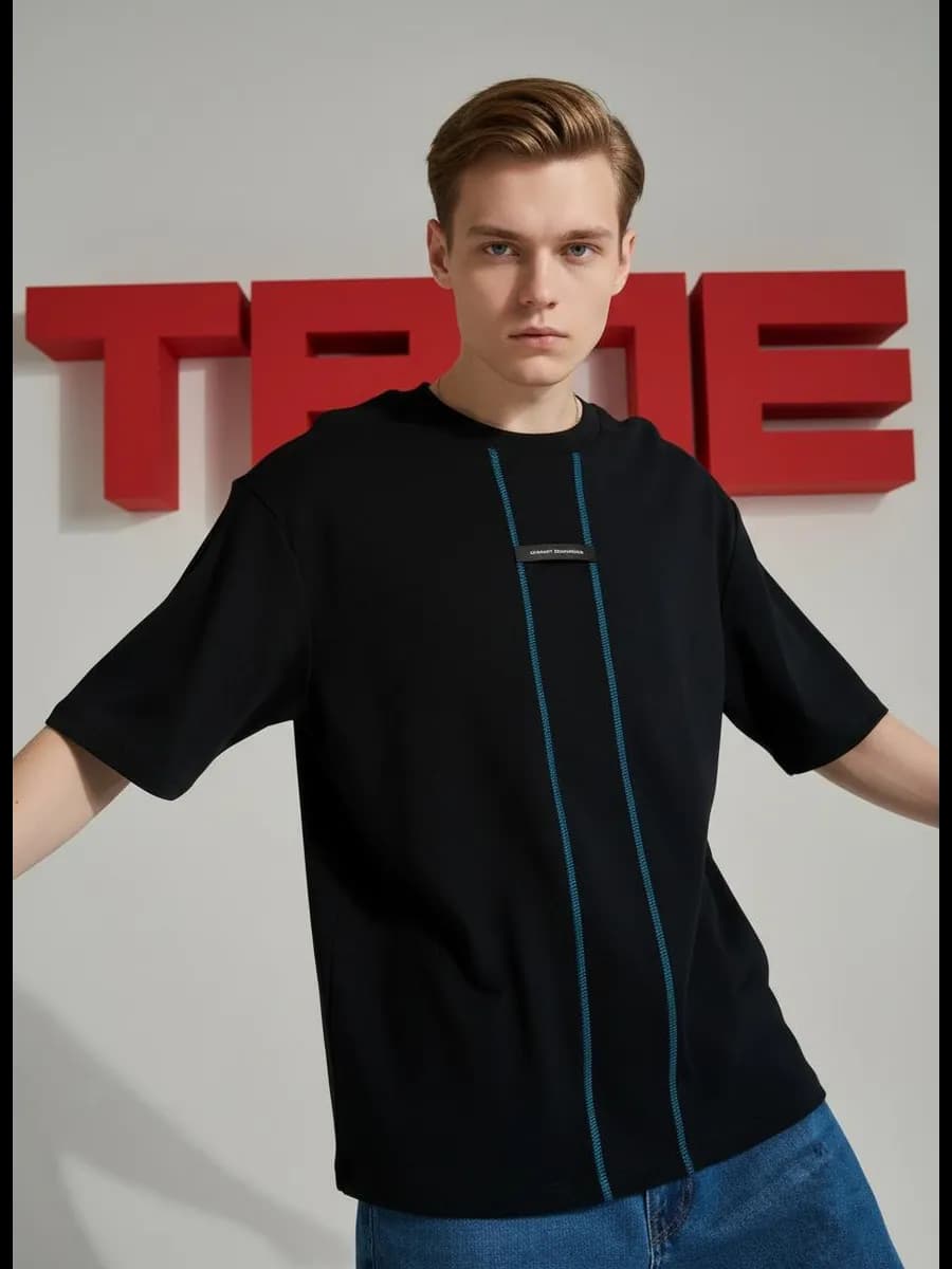 Футболка классическая с внешними швами