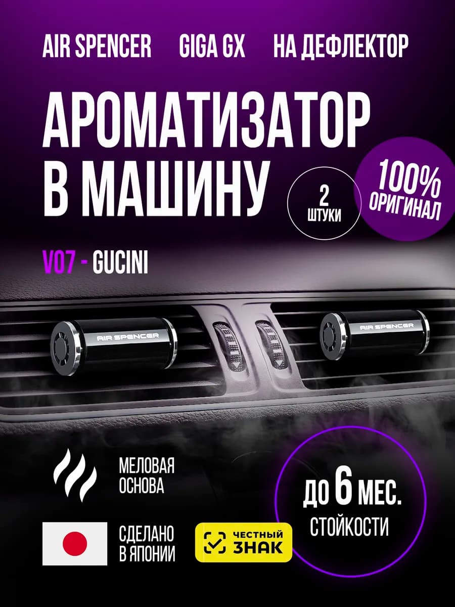 Ароматизатор в машину GIGA GX арт.V-07 GUCINI