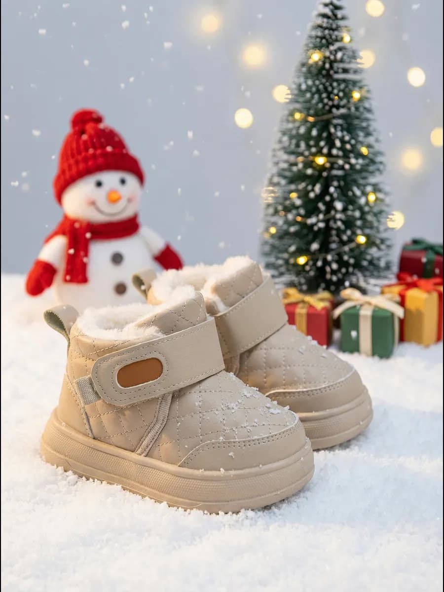 Ботинки зимние с мехом детские непромокаемые