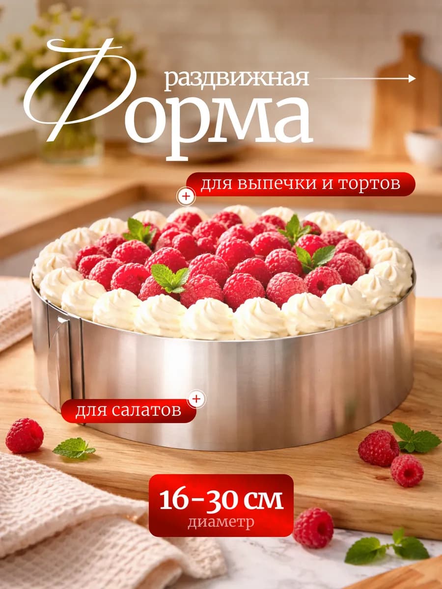 Форма для выпечки кольцо кондитерское