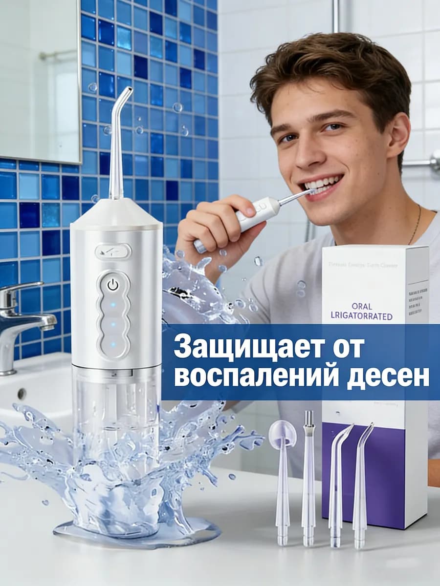 Электрическая зубная щетка для домашней гигиены