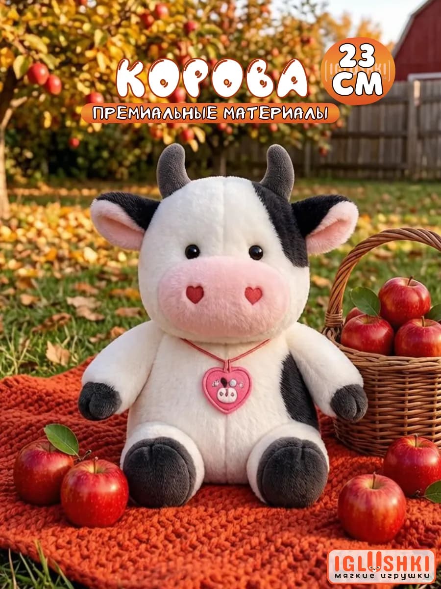 Мягкая игрушка корова