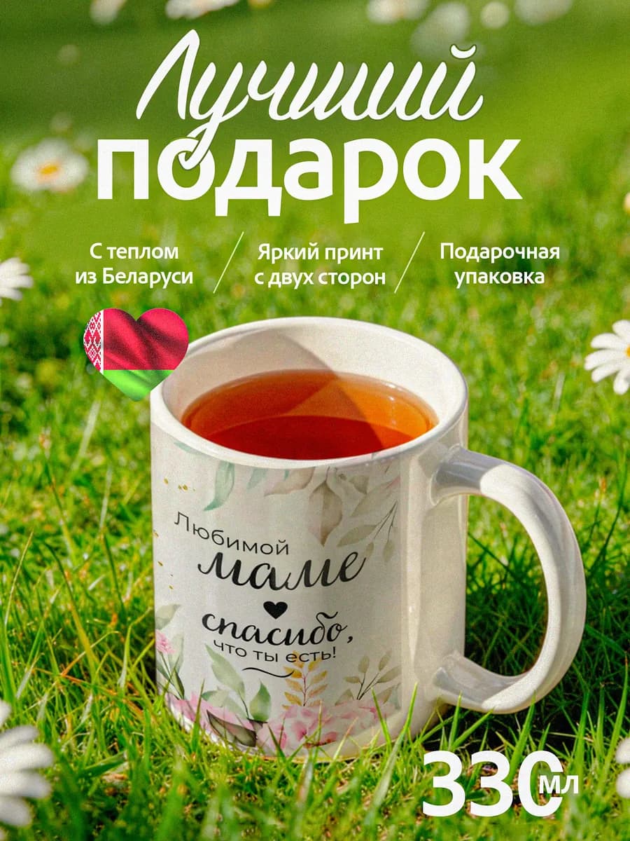 Кружка в подарок на день рождения для мамы