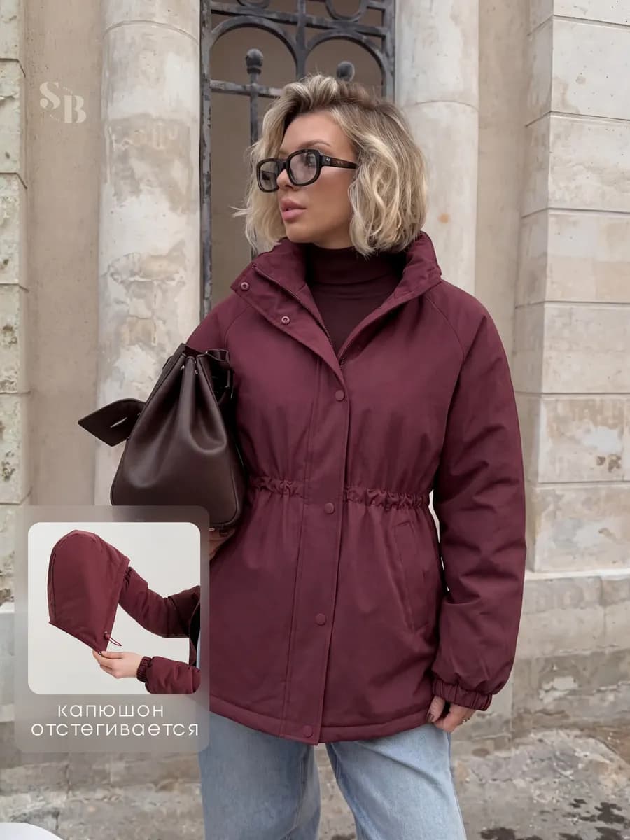 Куртка - парка демисезонная с капюшоном