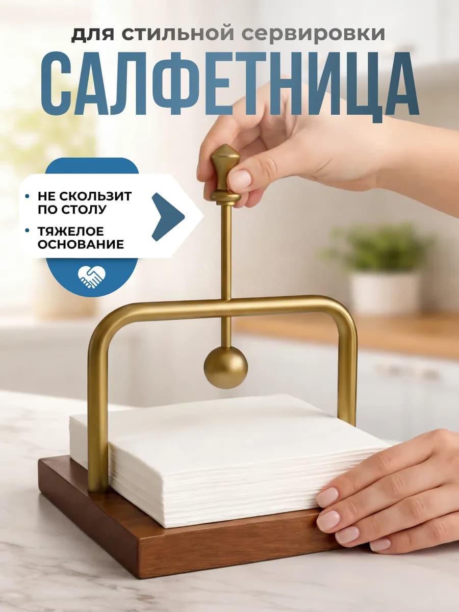 Салфетница на стол интерьерная