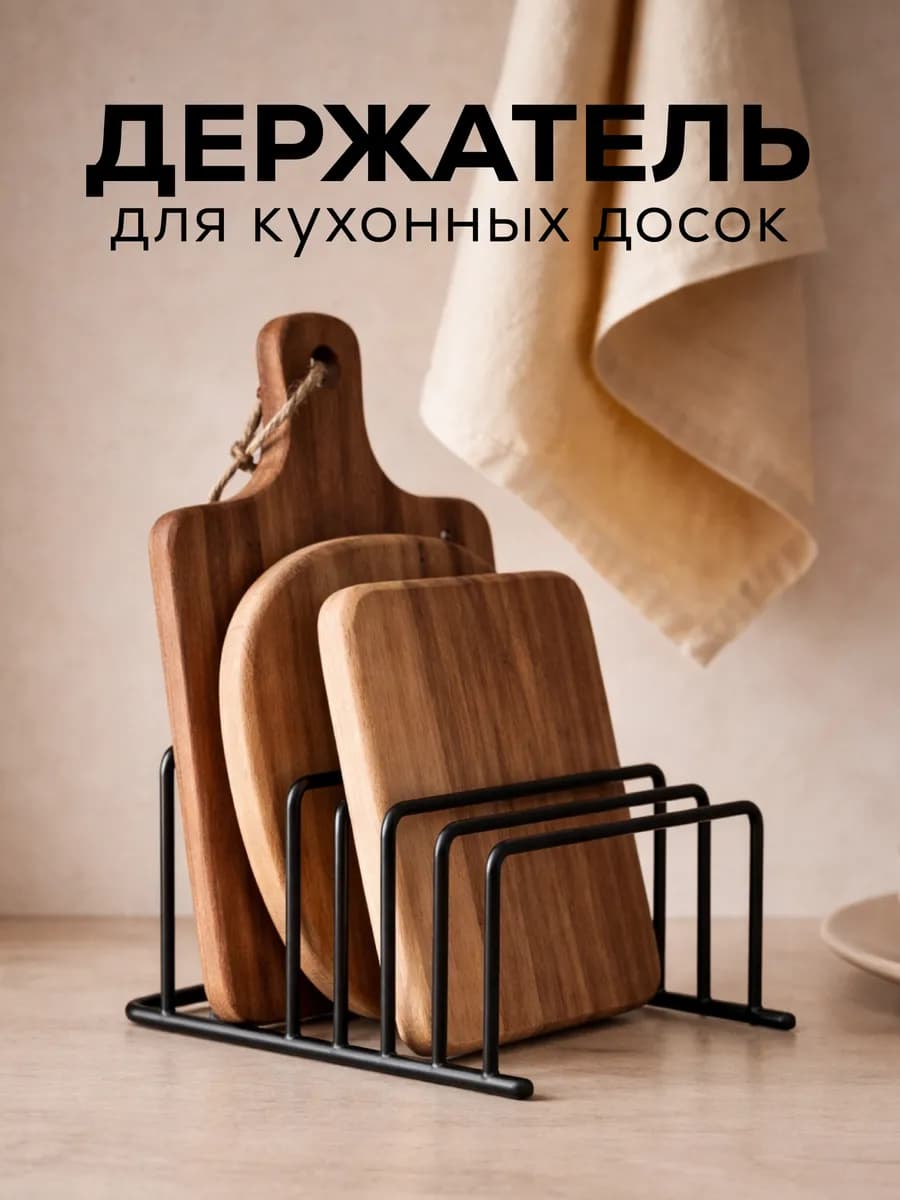 Подставка для досок разделочных на кухню металлическая