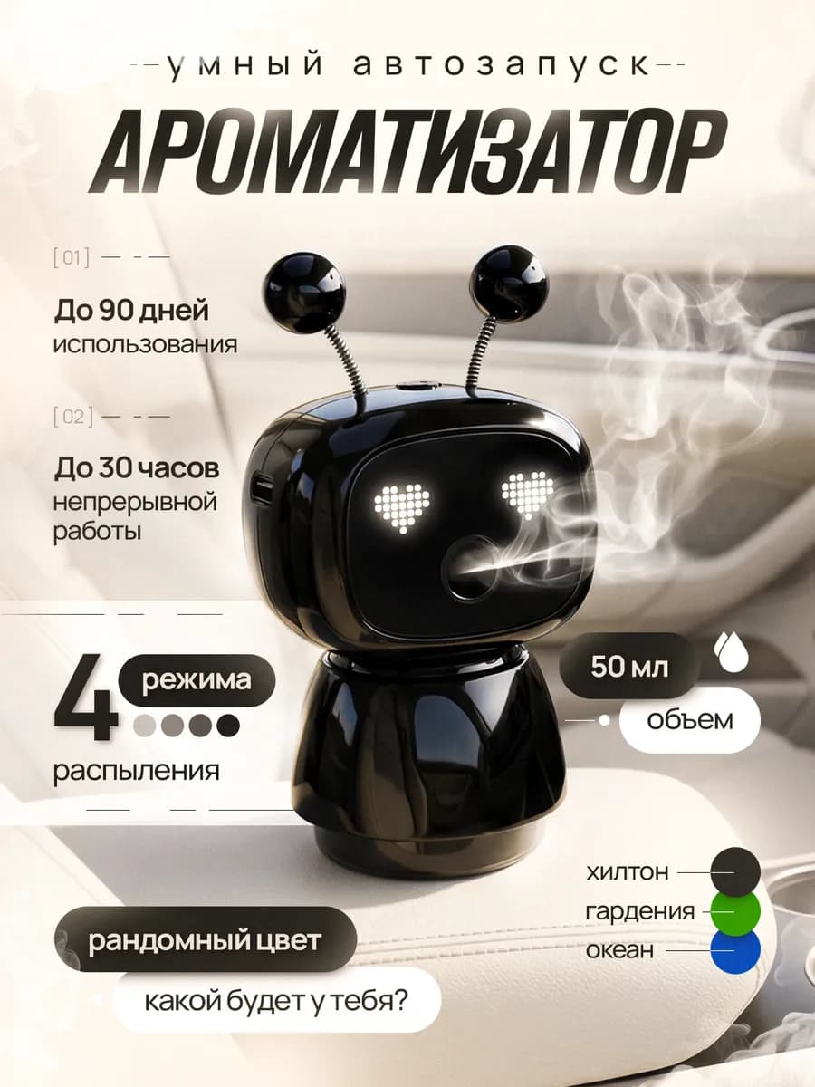 Автоматический умный ароматизатор робот диффузор