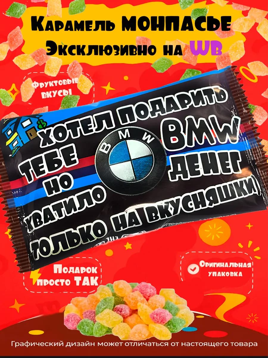 Прикольные подарки на день рождения.Прикол бмв ДР друзьям