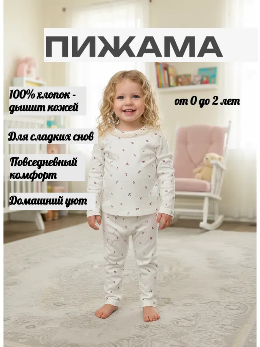 Пижама детская с принтом