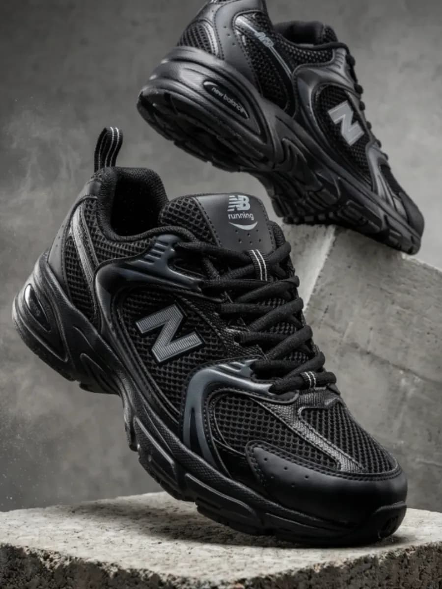 Кроссовки Черные спортивные мужские