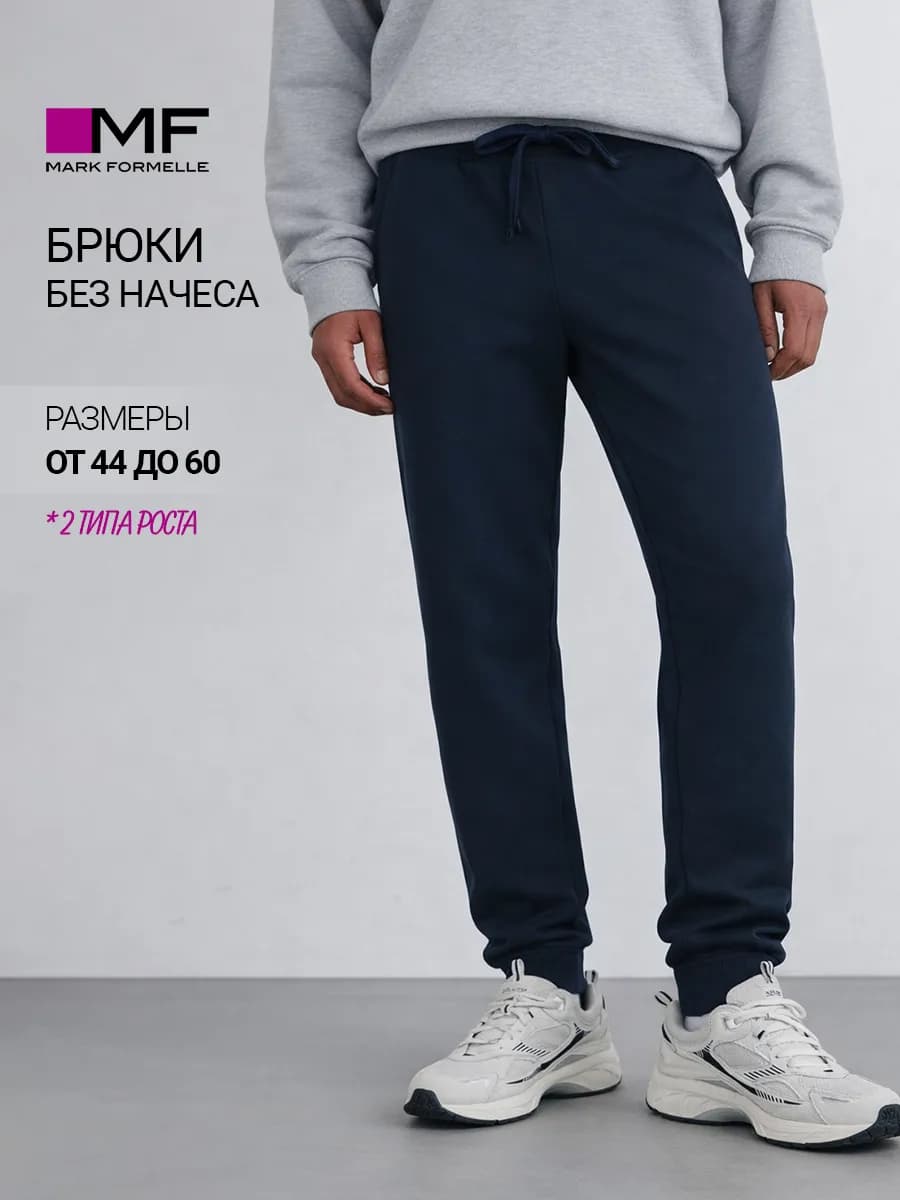 Брюки мужские спортивные джоггеры без начеса