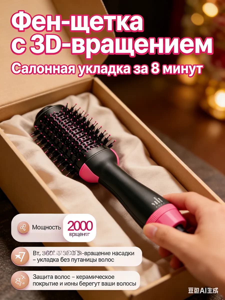 Welleya фен щетка с вращением волос Сопоставимое