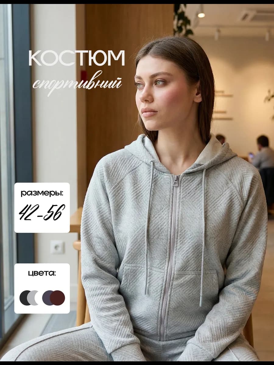Спортивный костюм с капюшоном