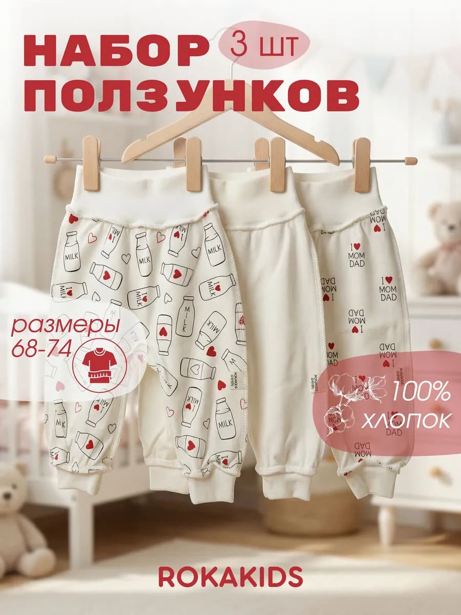 штанишки для малышей 3 шт