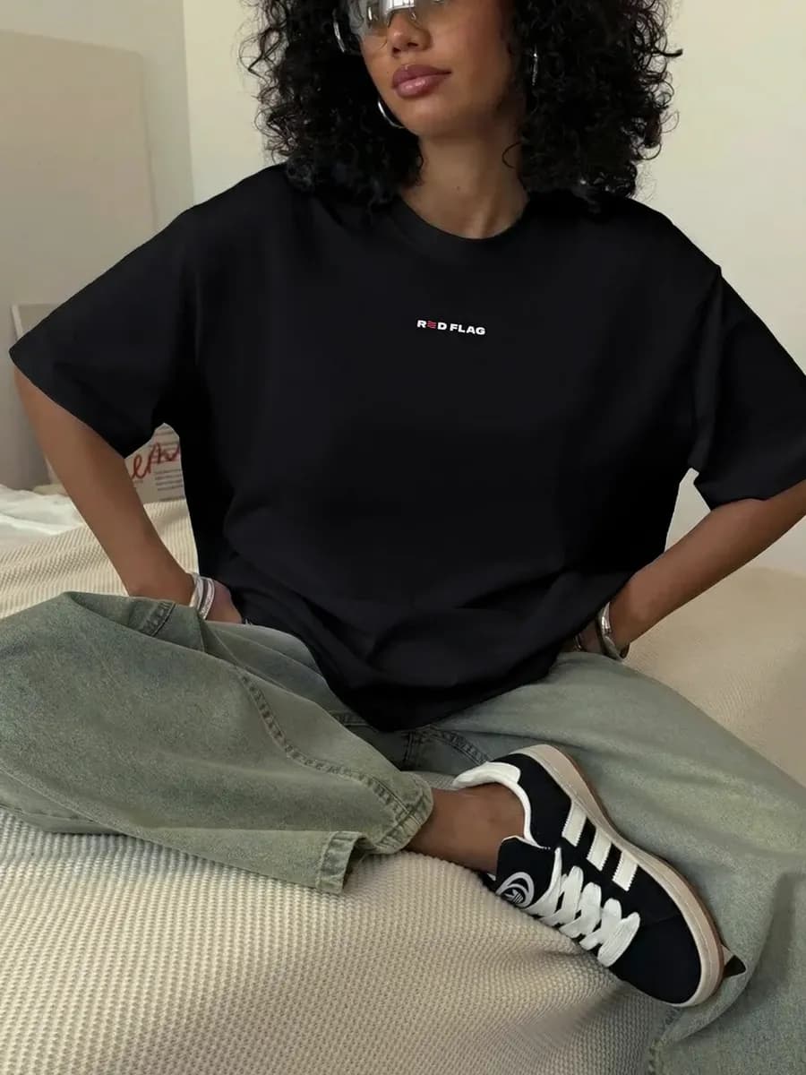 Футболка оверсайз с надписью