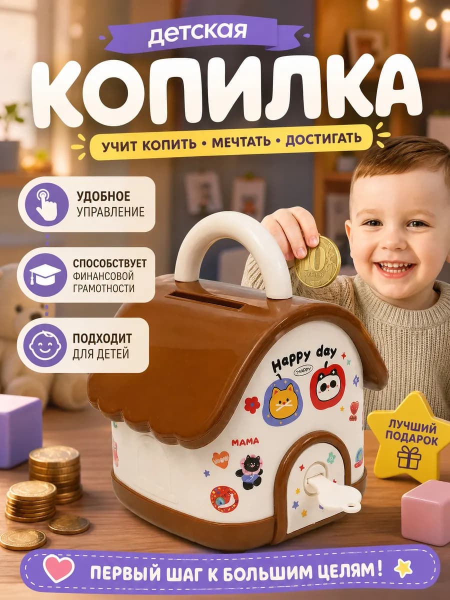 Копилка для денег детская