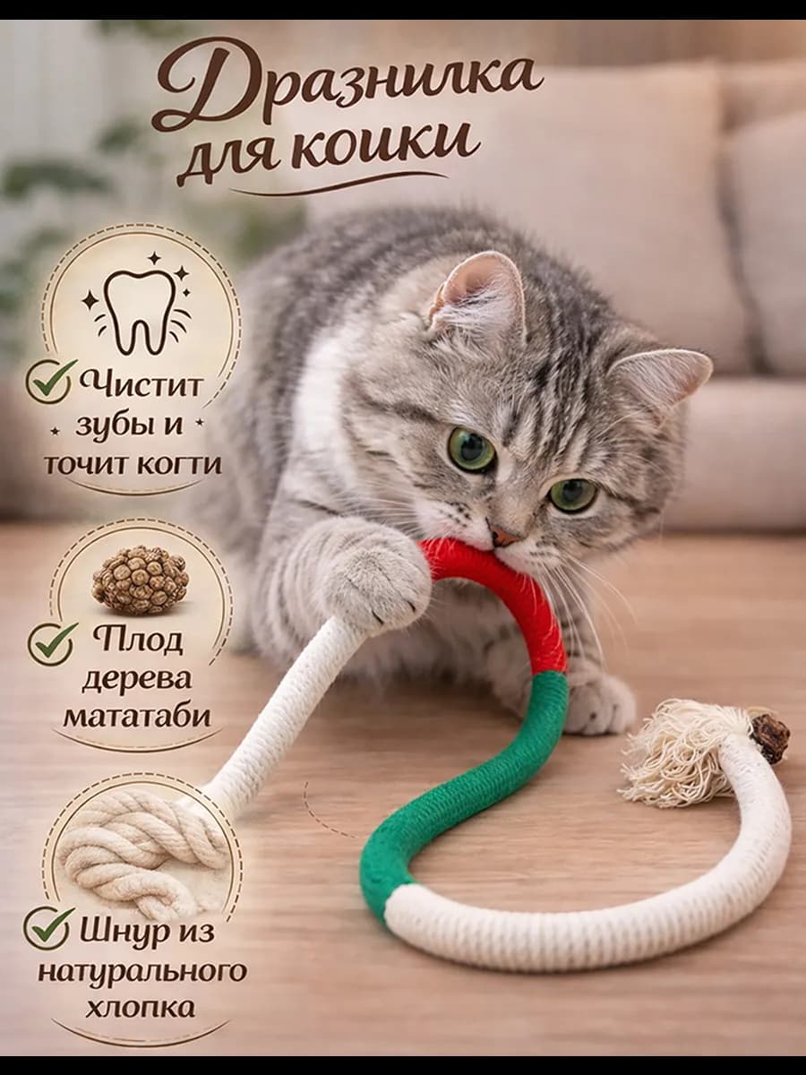 Игрушка для кошек мататаби канат