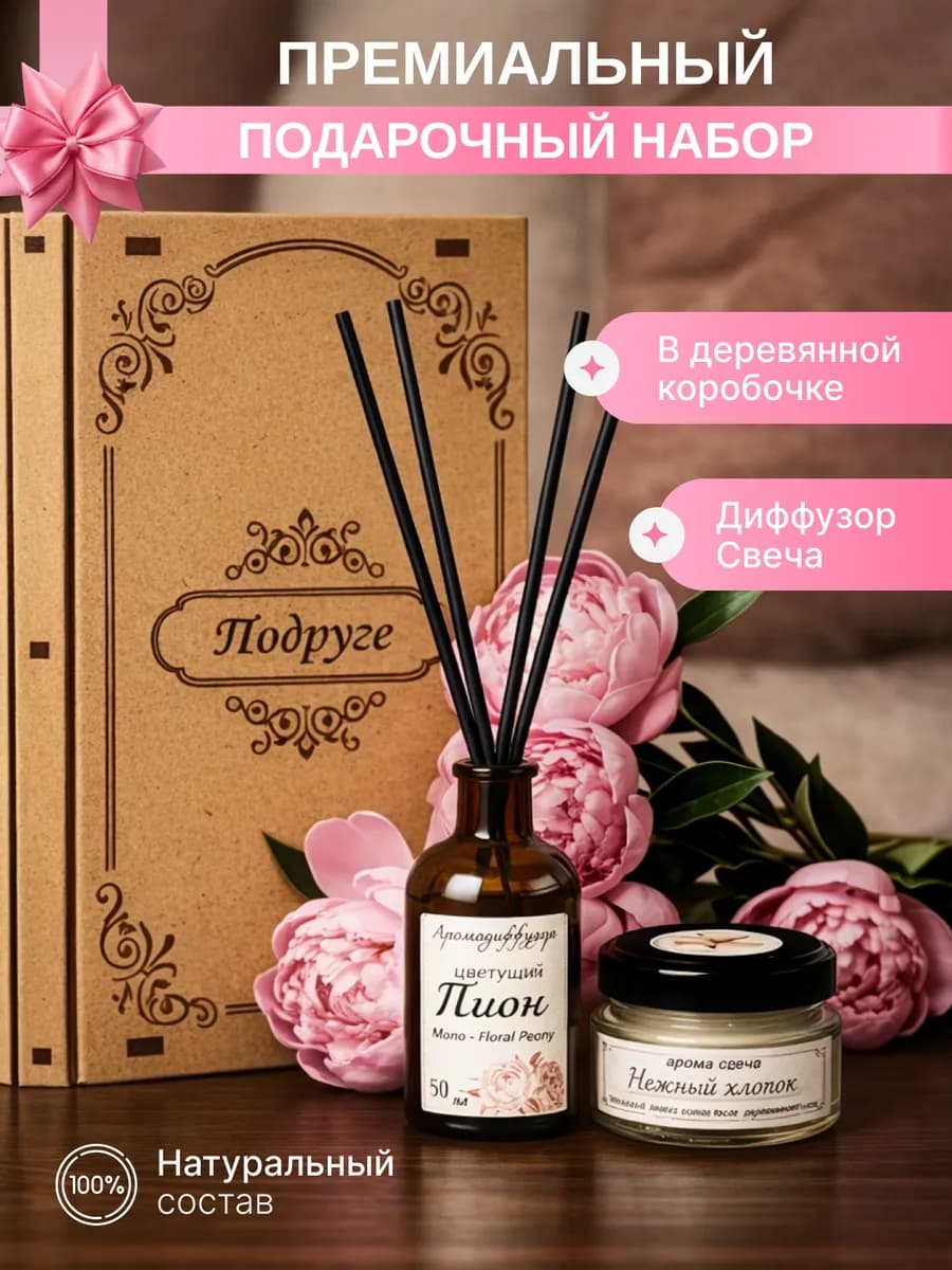 Подарочный набор подарок подруге на день рождения 8 марта