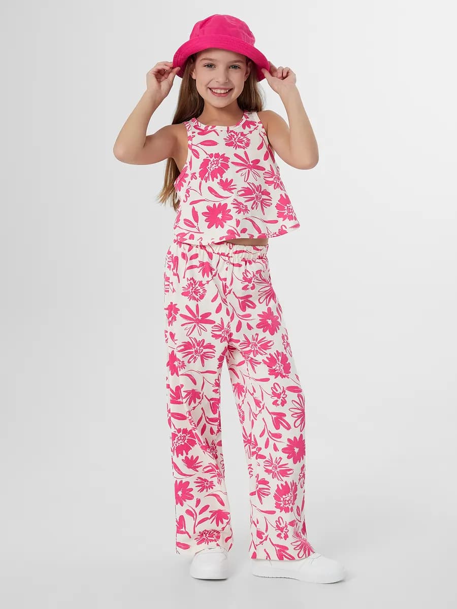 Костюм летний с топом хлопок