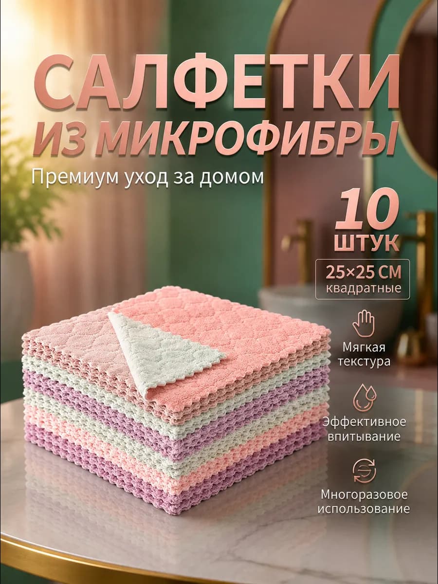 Салфетки из микрофибры