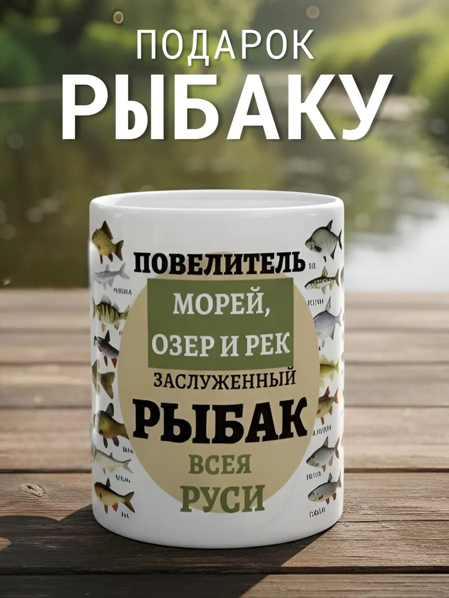 Кружка для рыбака Заслуженный рыбак