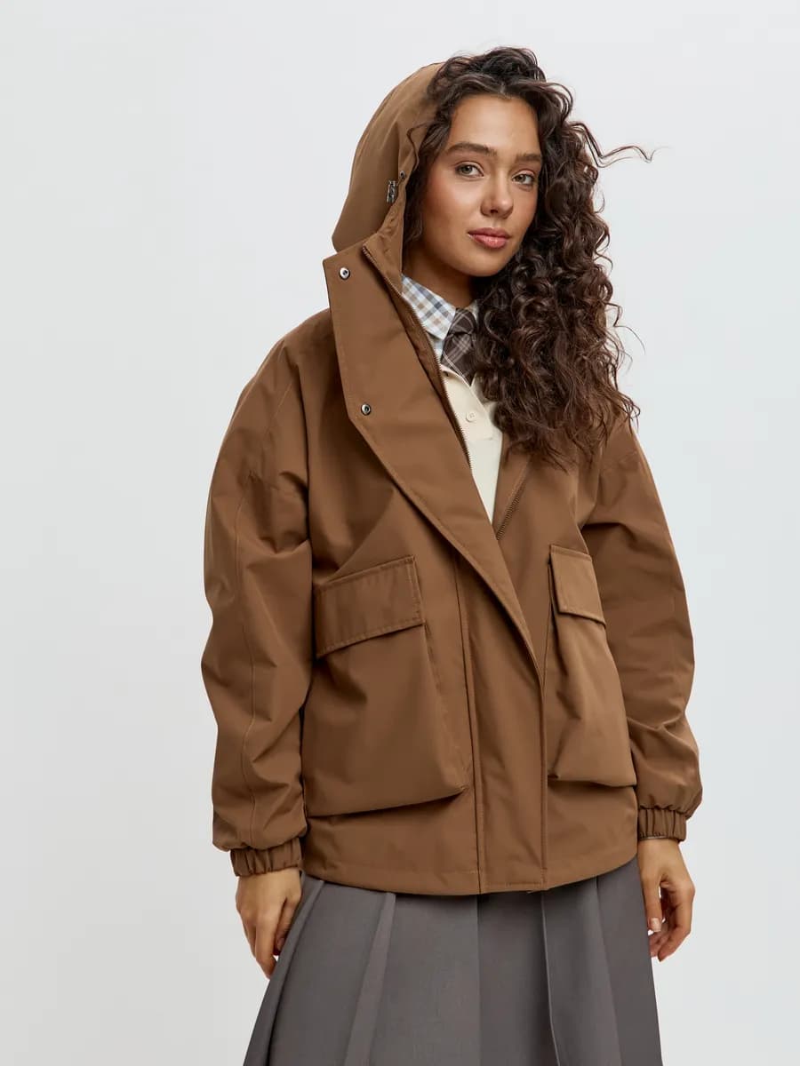 Ветровка весенняя с капюшоном - фото 1