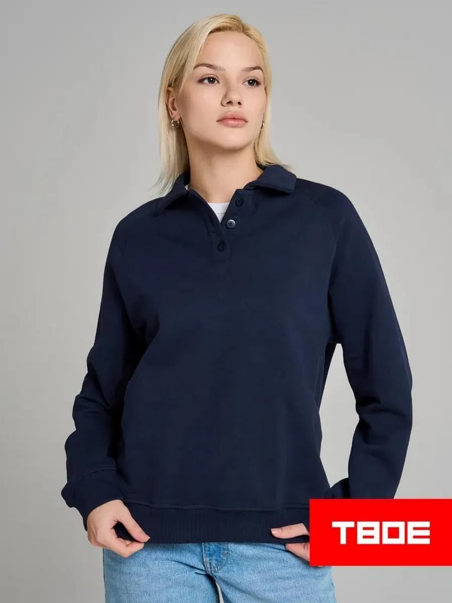 Свитшот-поло деловой