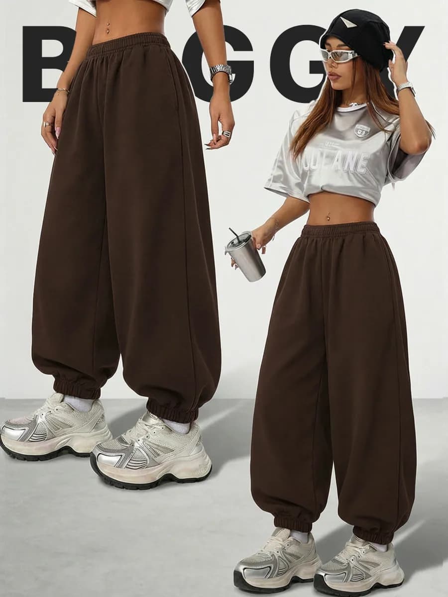 Спортивные штаны джоггеры оверсайз