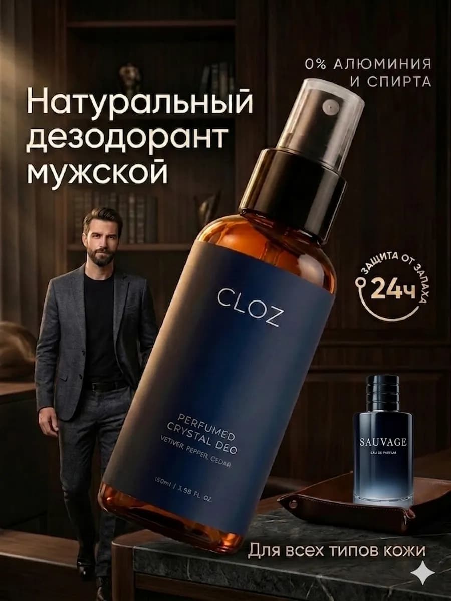 Дезодорант мужской кристалл
