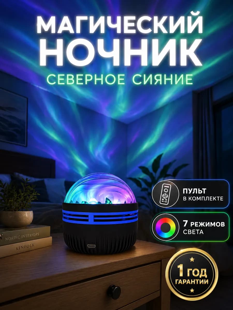 Ночник Северное сияние