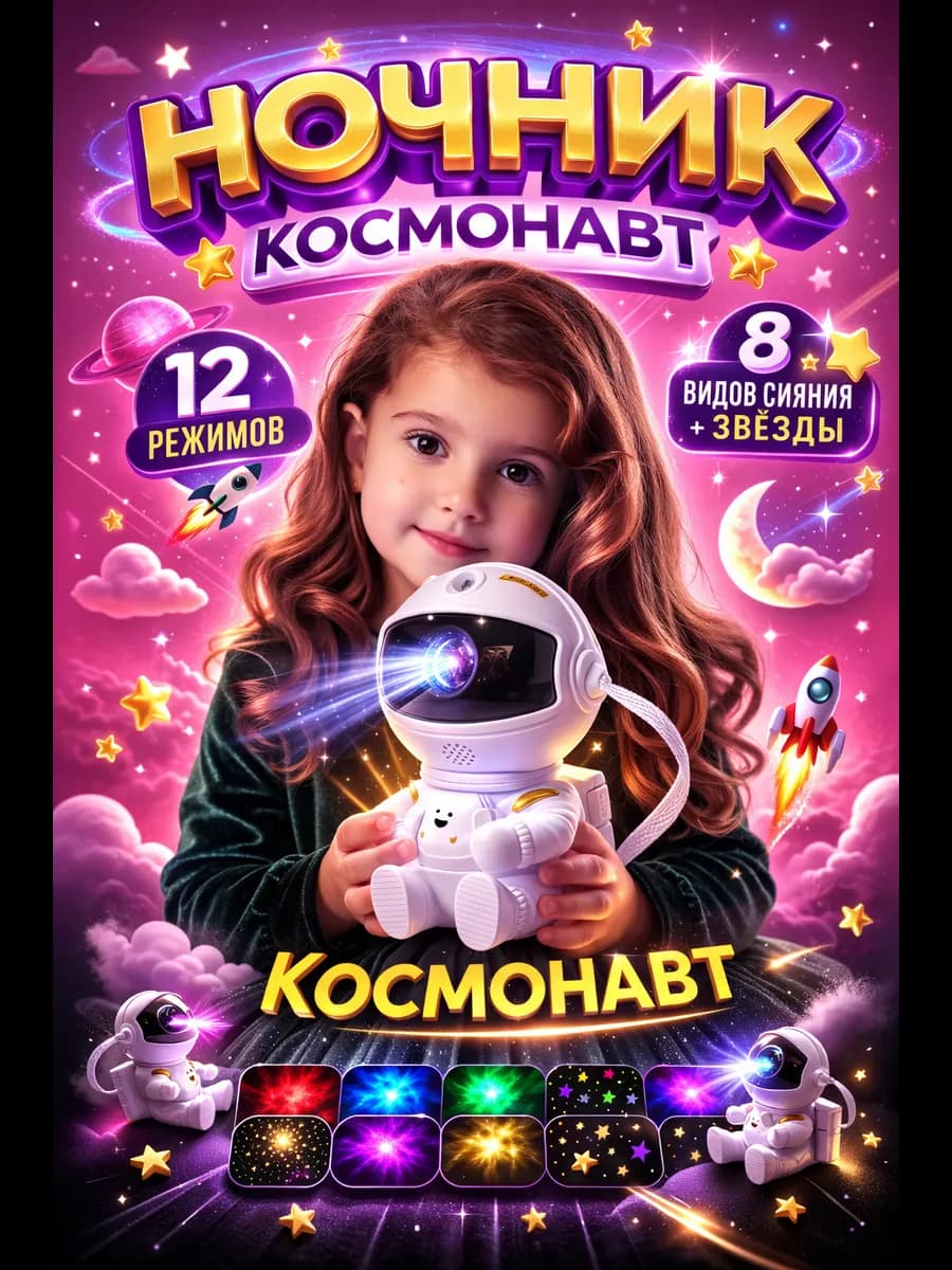 Ночник звездное небо