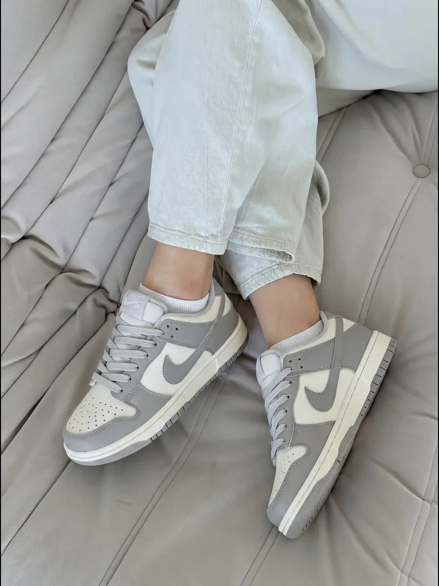 Кроссовки кеды весна dunk спортивные серые
