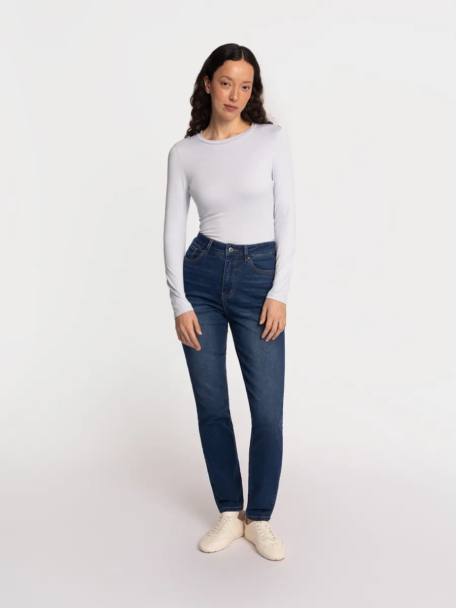 Женские джинсы Skinny средней посадки