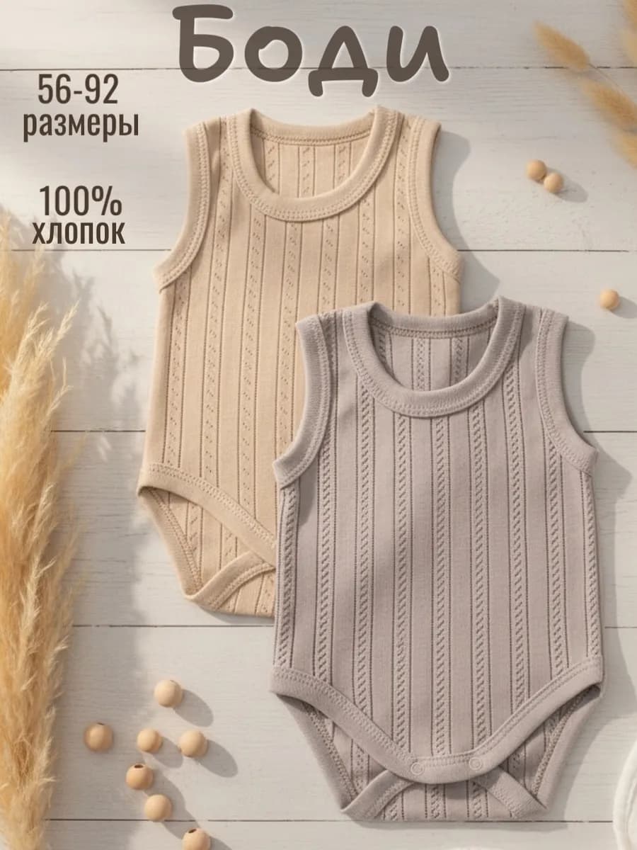 Боди для новорожденных майка