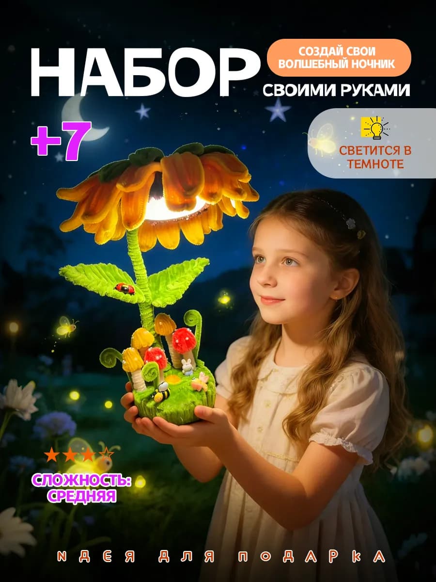 Набор для творчества, создание ночника