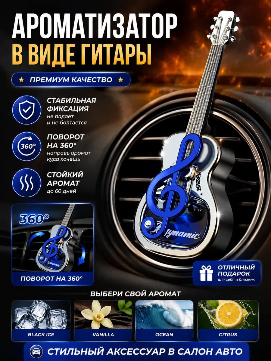 Ароматизатор в машину на дефлектор