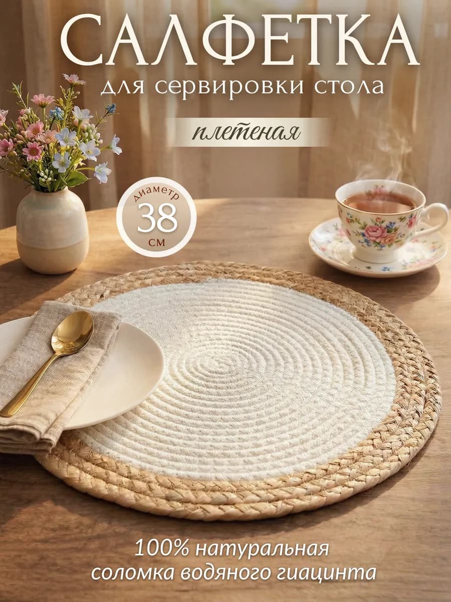 Салфетка плейсмат на стол сервировочная кухонная