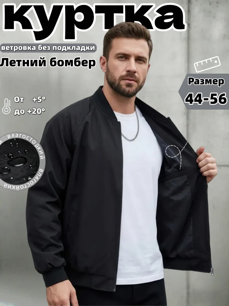 Бомбер на весну ветровка демисезонная