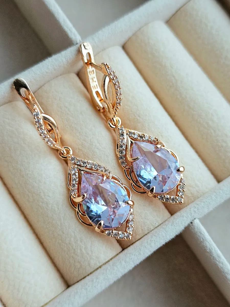 Серьги ювелирная бижутерия