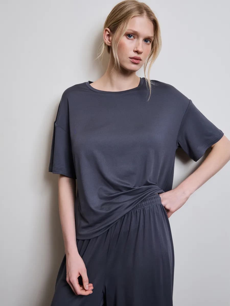 Футболка домашняя пижамная со штанами
